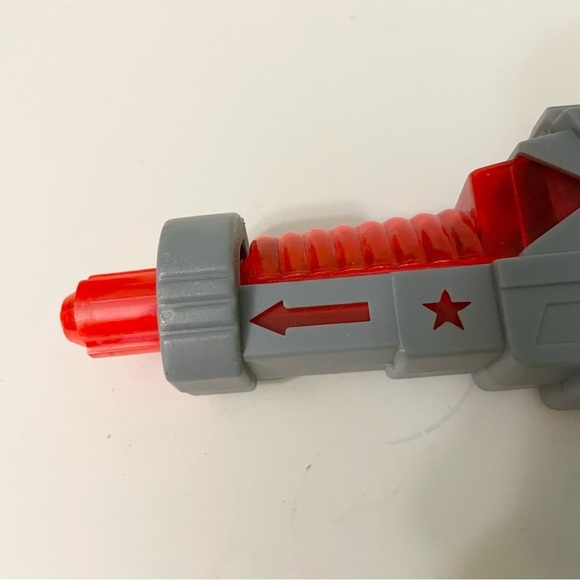 Vintage Space Friction Powered Sparking Sounds Toy Gun - Picture 5 of 11